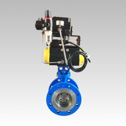 氣動(dòng)法蘭式三偏心蝶閥